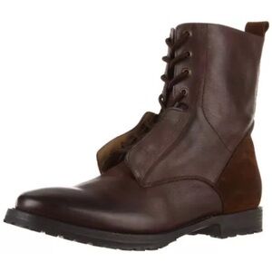 NWOB JD Fisk Locke Lace Up Leather Boots